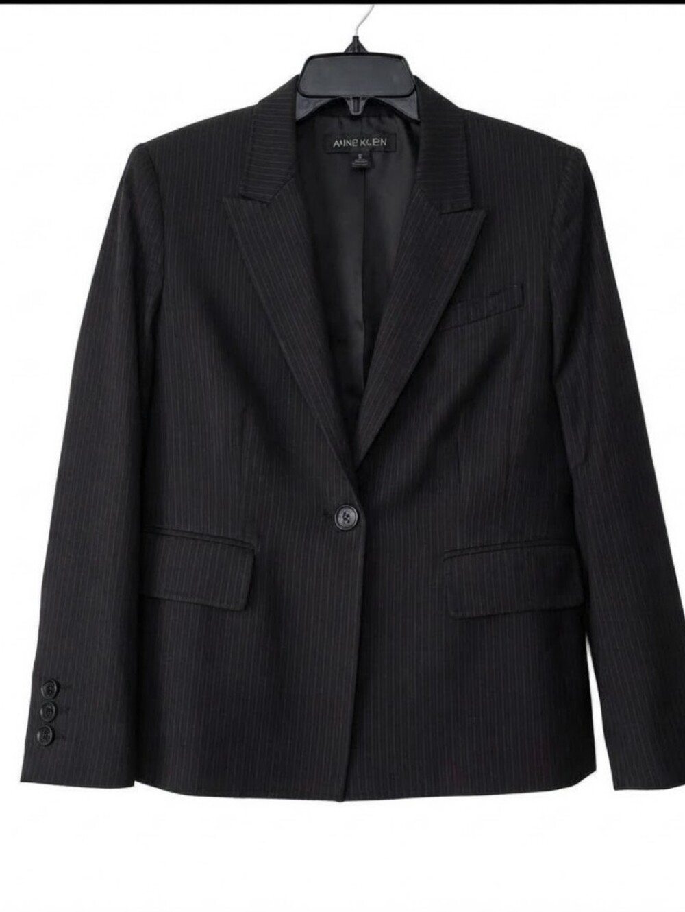 Anne Klein Women's Pinstripe Blazer Size 12P